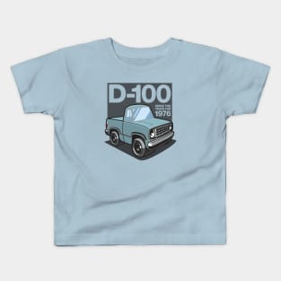 D100 - 1976 (Light Blue) Kids T-Shirt